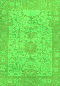 Oriental Green Traditional Rug, abs1734grn