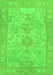 Oriental Green Traditional Rug, abs1734grn