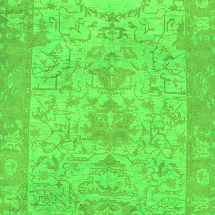 Oriental Green Traditional Rug, abs1734grn