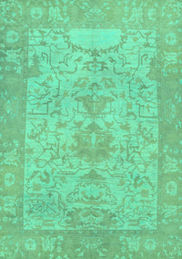 Oriental Turquoise Traditional Rug, abs1734turq