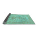 Sideview of Oriental Light Blue Traditional Rug, abs1734lblu