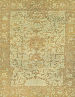 Abstract Orange Gold Oriental Rug, abs1734