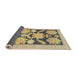 Sideview of Abstract Brown Modern Rug, abs1735