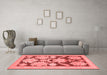 Modern Red Washable Rugs