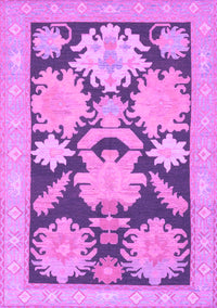 Abstract Purple Modern Rug, abs1735pur