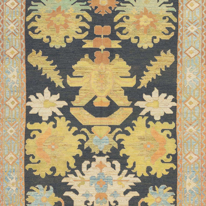 Machine Washable Abstract Brown Rug, wshabs1735