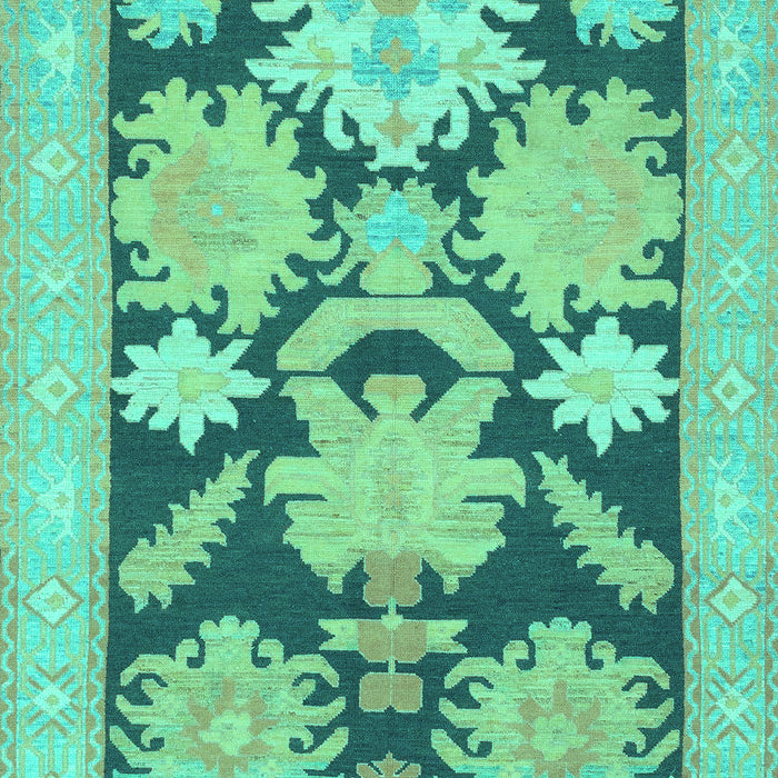 Abstract Turquoise Modern Rug, abs1735turq