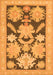 Abstract Orange Modern Rug, abs1735org