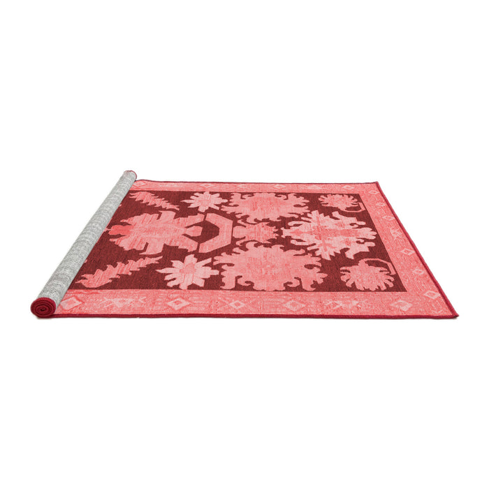 Modern Red Washable Rugs