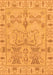 Oriental Orange Traditional Rug, abs1736org