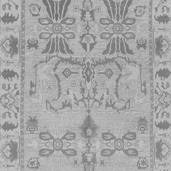 Machine Washable Oriental Gray Traditional Rug, wshabs1736gry