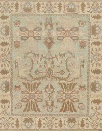 Machine Washable Abstract Brown Rug, wshabs1736