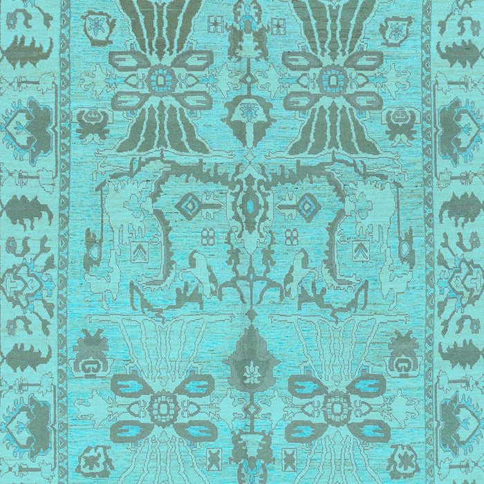 Oriental Light Blue Traditional Rug, abs1736lblu