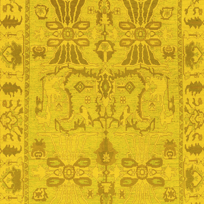 Oriental Yellow Traditional Rug, abs1736yw