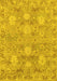 Oriental Yellow Traditional Rug, abs1737yw