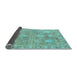 Sideview of Oriental Light Blue Traditional Rug, abs1737lblu