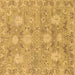 Square Oriental Brown Traditional Rug, abs1737brn