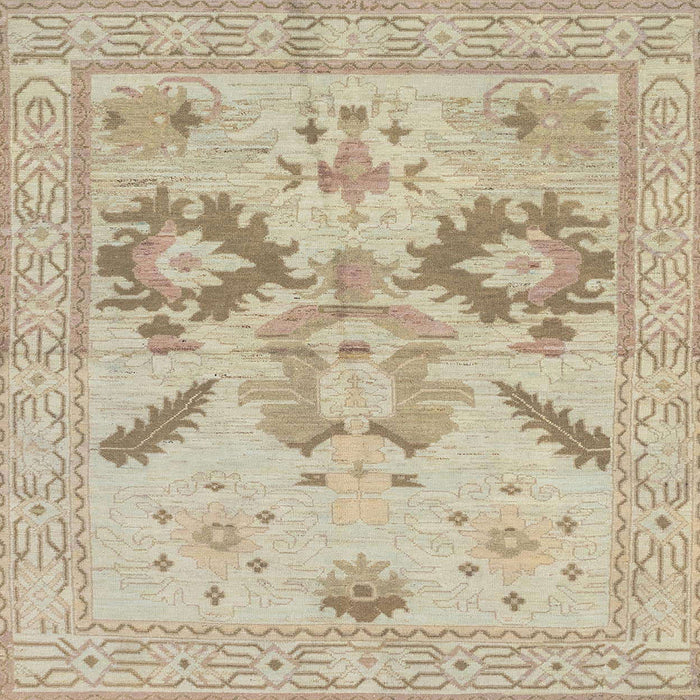 Square Machine Washable Abstract Camel Brown Rug, wshabs1738