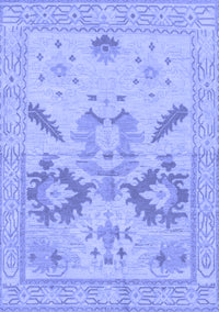 Oriental Blue Traditional Rug, abs1738blu