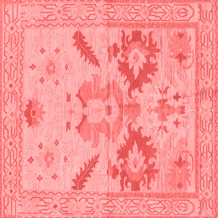 Machine Washable Oriental Red Traditional Rug, wshabs1738red