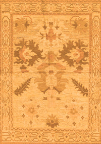 Oriental Orange Traditional Rug, abs1738org