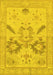 Machine Washable Oriental Yellow Traditional Rug, wshabs1738yw