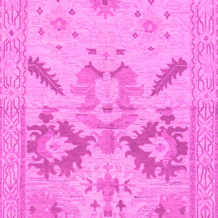 Machine Washable Oriental Pink Traditional Rug, wshabs1738pnk