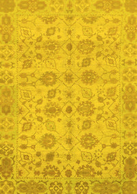 Oriental Yellow Traditional Rug, abs1739yw