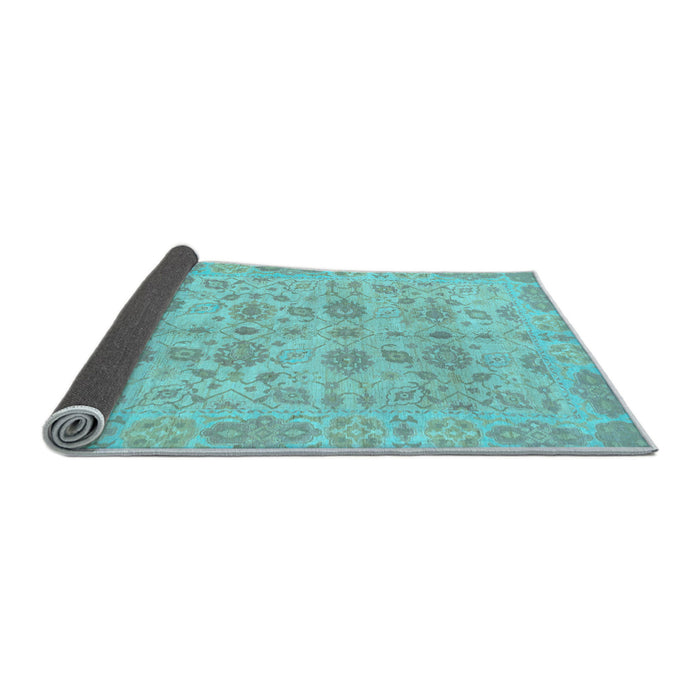 Sideview of Oriental Light Blue Traditional Rug, abs1739lblu