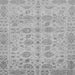 Square Machine Washable Oriental Gray Traditional Rug, wshabs1739gry
