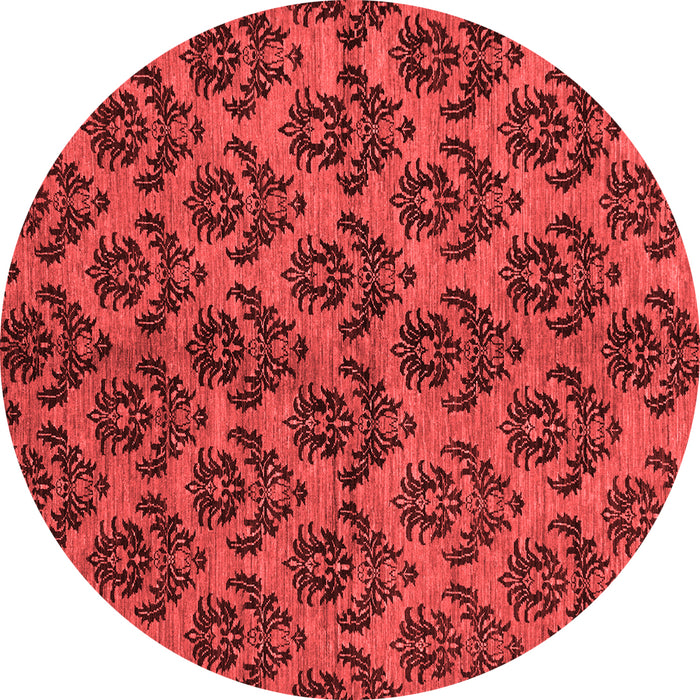Abstract Red Modern Rug, abs173red