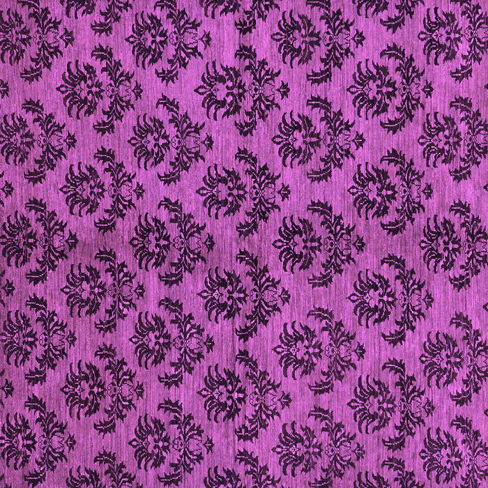 Square Machine Washable Abstract Purple Modern Area Rugs, wshabs173pur