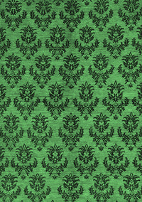 Abstract Emerald Green Modern Rug, abs173emgrn