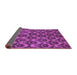 Sideview of Abstract Purple Modern Rug, abs173pur