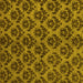 Square Machine Washable Abstract Yellow Modern Rug, wshabs173yw