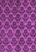 Machine Washable Abstract Purple Modern Area Rugs, wshabs173pur