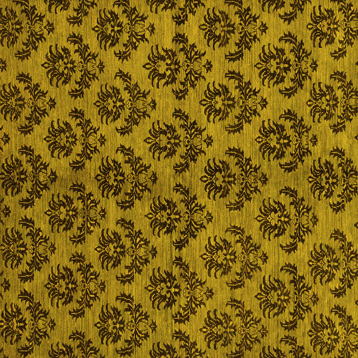 Square Abstract Yellow Modern Rug, abs173yw