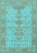 Oriental Light Blue Traditional Rug, abs1740lblu