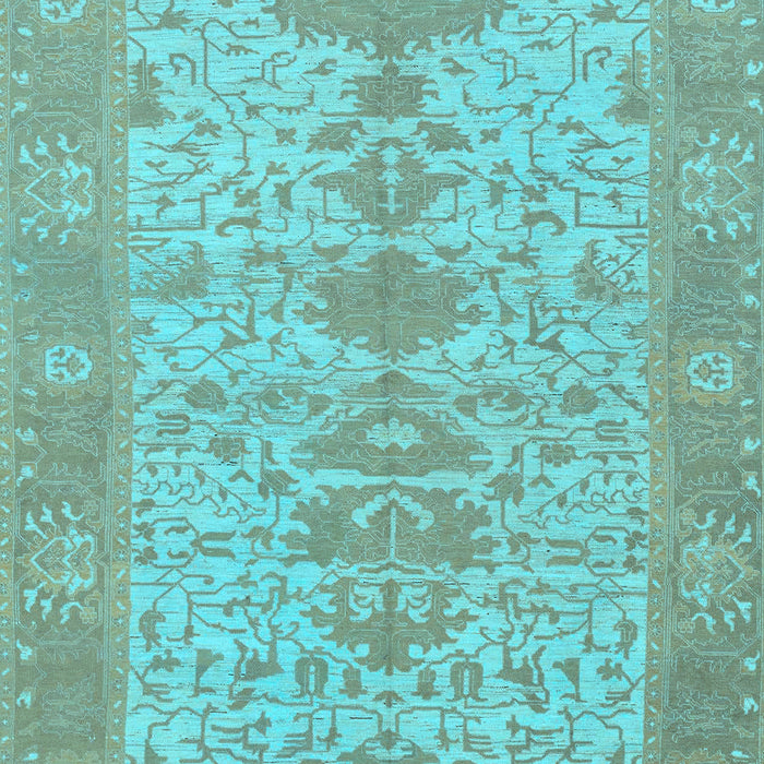 Oriental Light Blue Traditional Rug, abs1740lblu