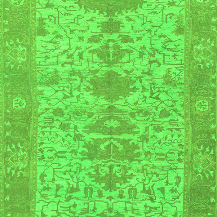 Oriental Green Traditional Rug, abs1740grn
