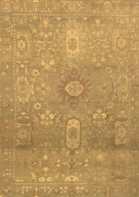 Abstract Brown Modern Rug, abs1741brn