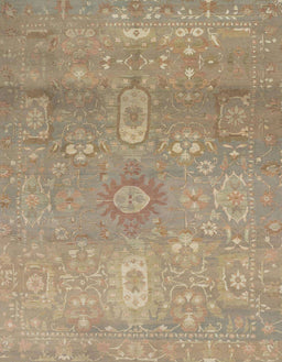 Abstract Dark Almond Brown Modern Rug, abs1741