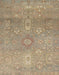 Abstract Dark Almond Brown Modern Rug, abs1741