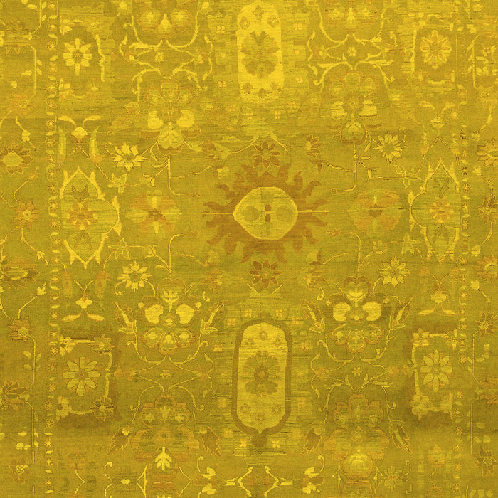 Machine Washable Abstract Yellow Modern Rug, wshabs1741yw