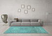 Machine Washable Abstract Light Blue Modern Rug in a Living Room, wshabs1741lblu