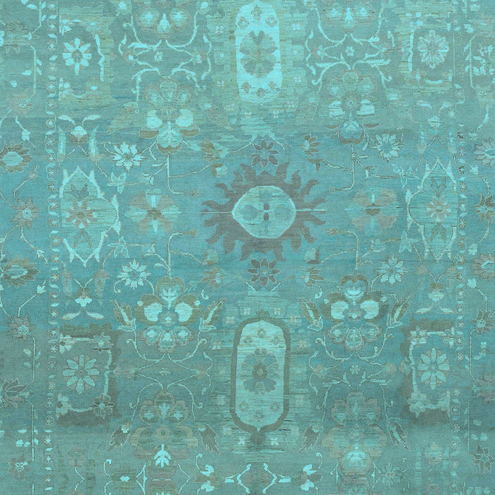 Abstract Light Blue Modern Rug, abs1741lblu