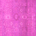 Square Abstract Pink Modern Rug, abs1741pnk