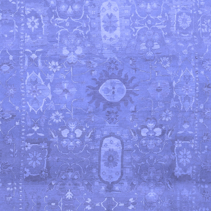 Abstract Blue Modern Rug, abs1741blu