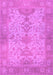 Machine Washable Oriental Purple Traditional Area Rugs, wshabs1742pur