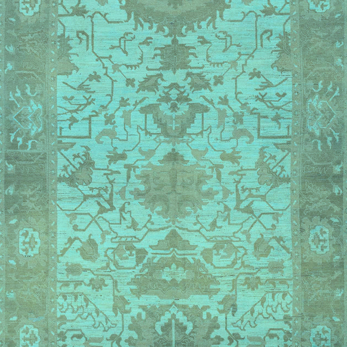 Oriental Light Blue Traditional Rug, abs1742lblu